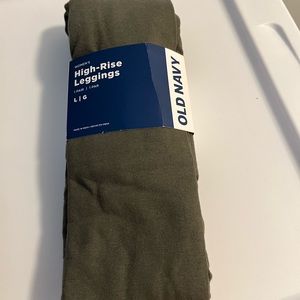 Old Navy high rise leggings color olive green size L